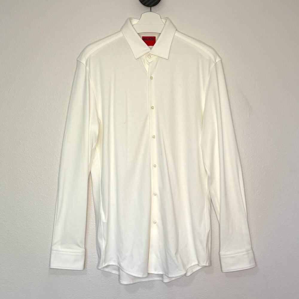 Hugo by Hugo Boss Knit Button Up Shirt L/42